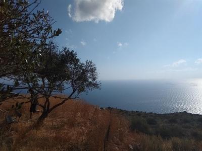 Stavební pozemek s dech beroucím výhledem na moře, Kréta, Řecko