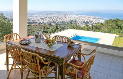 Luxusní vila s bazénem a výhledem na moře, Kréta, Řecko