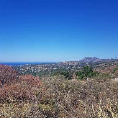 Stavební pozemek s výhledem na moře a pevnost, Kréta, Řecko