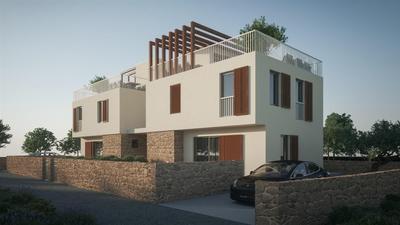 Na prodej nový dům s bazénem a střešní terasou, Tribunj, Chorvatsko