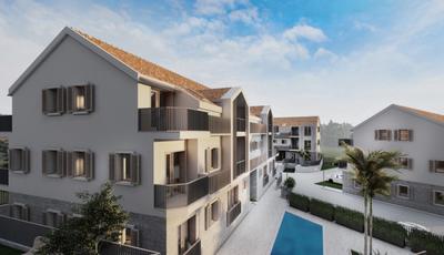 Na prodej nový moderní apartmán blízko moře, Risan, Černá Hora