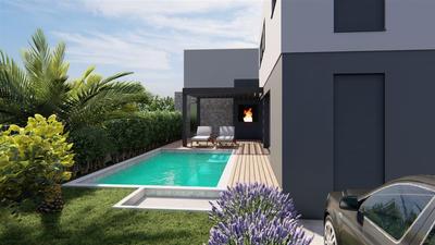 Na prodej nový dvoupodlažní apartmán s bazénem, Privlaka, Chorvatsko