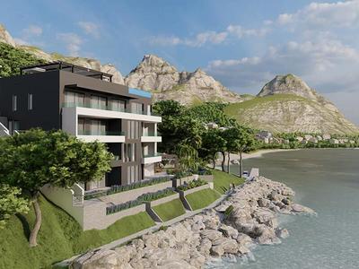 Na prodej nový apartmán v 1. řadě od moře, Drvenik, Chorvatsko