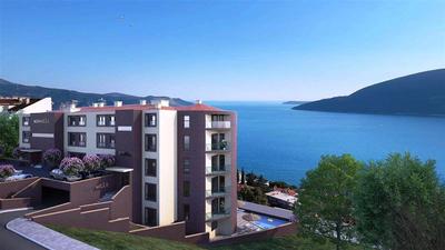 Na prodej nový apartmán s výhledem na moře, Herceg Novi, Černá Hora